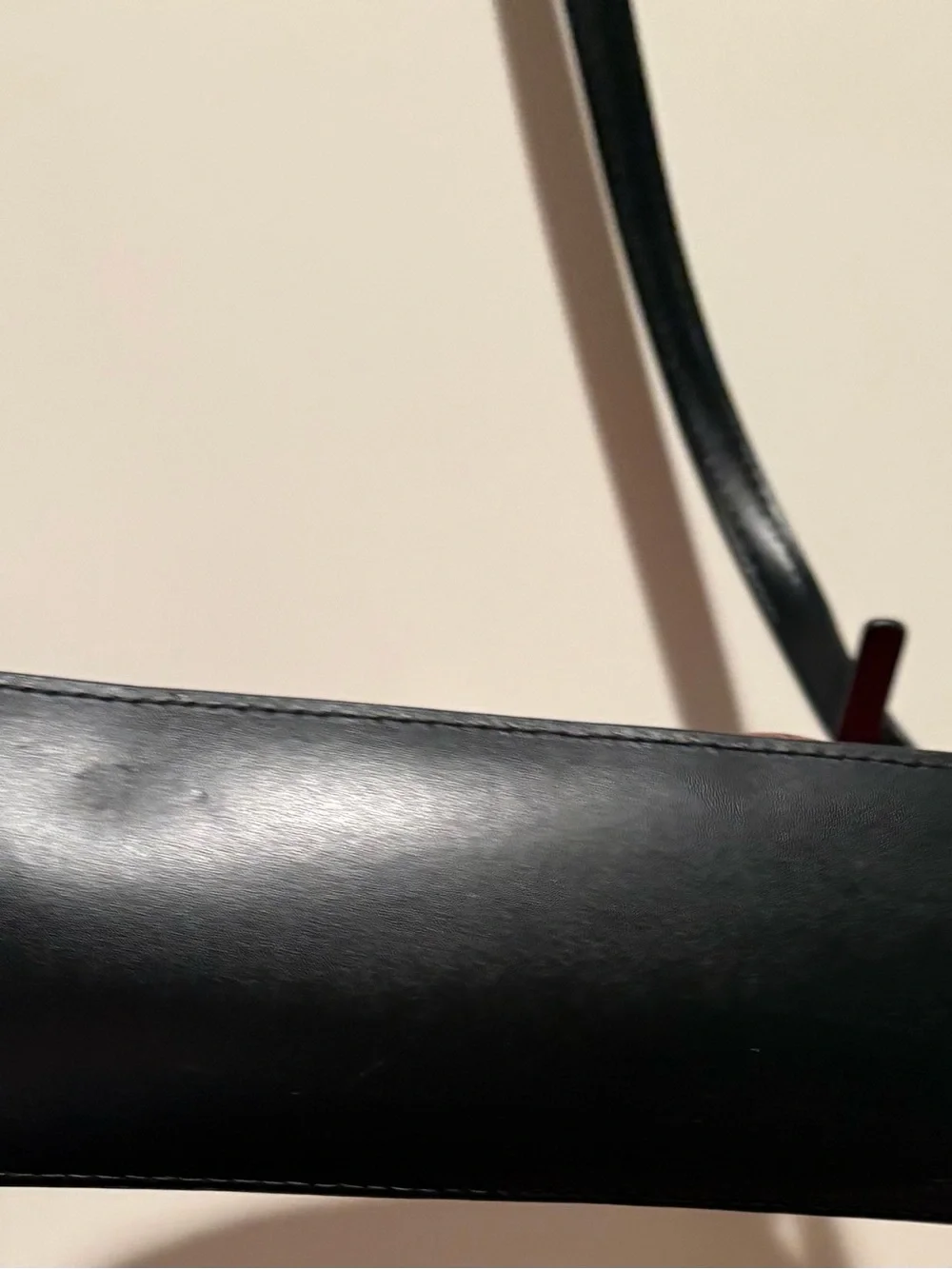 kate spade Red and Black Plaid Crossbody Bag with Black Strap